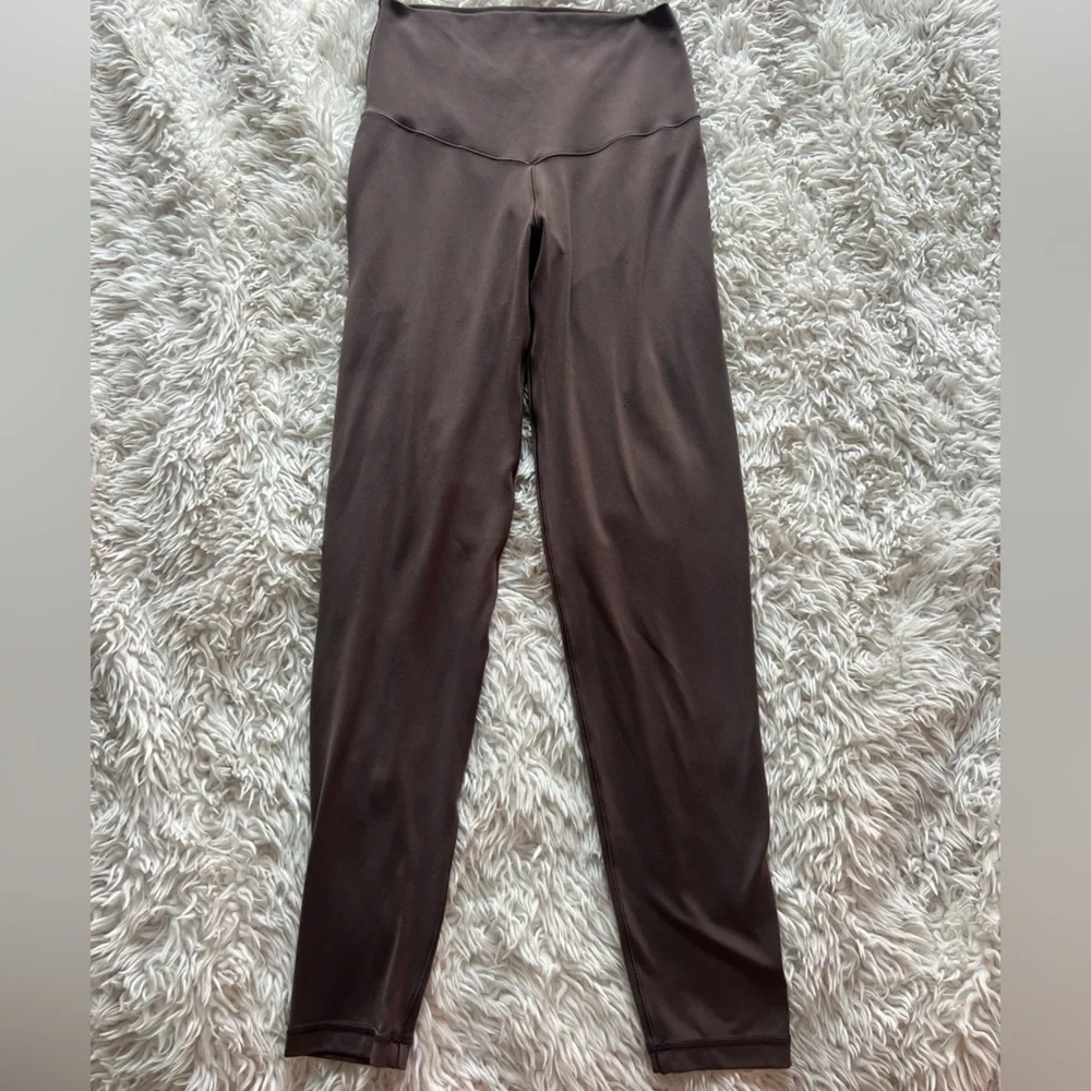 Aerie Real Me High Waisted Leggings Brown - Picture 7 of 8